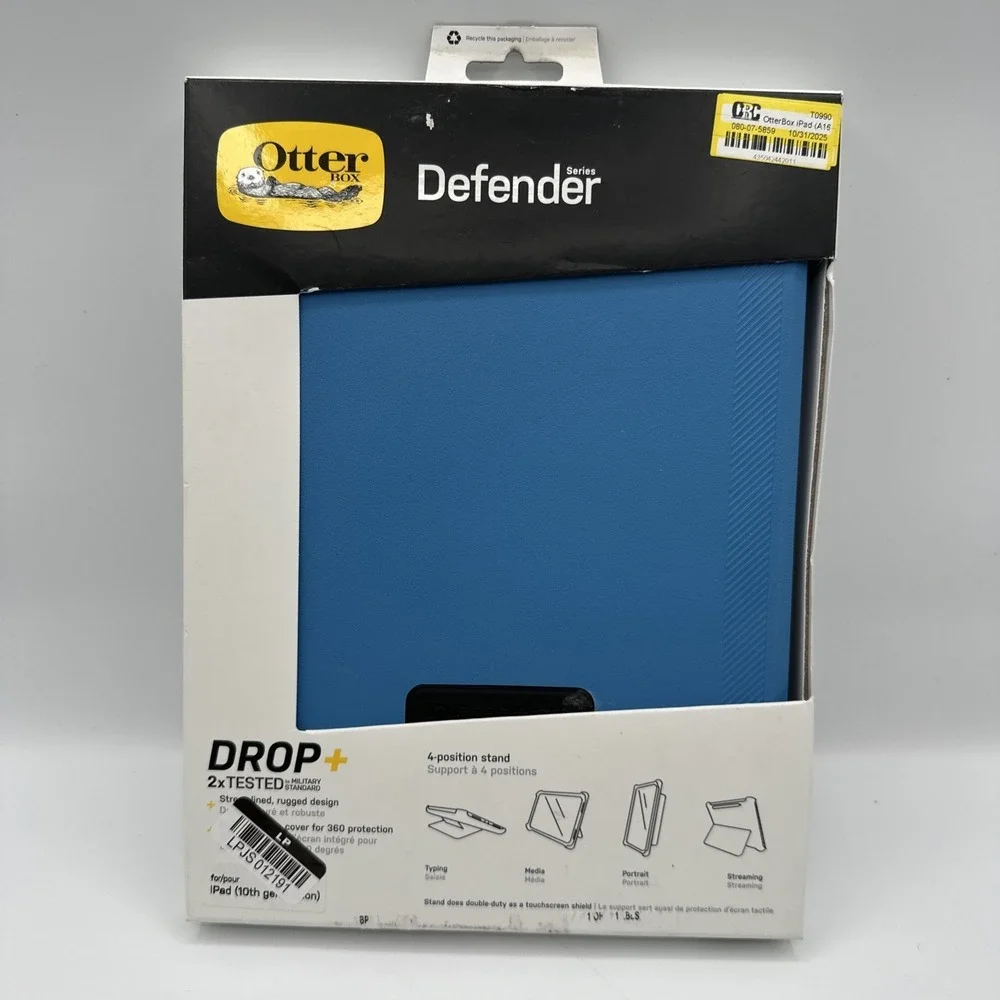 Otterbox Defender Case for iPad 10th Gen, iPad A16, 11th Gen - Aqua Explorer NEW